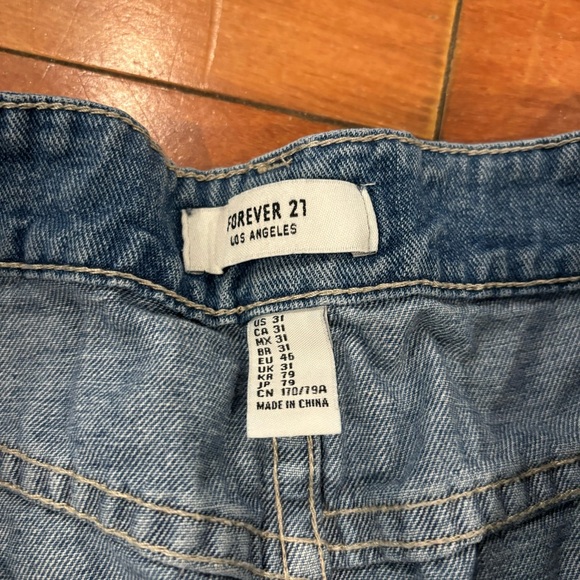 High Rise Denim Skirt - Picture 3 of 4